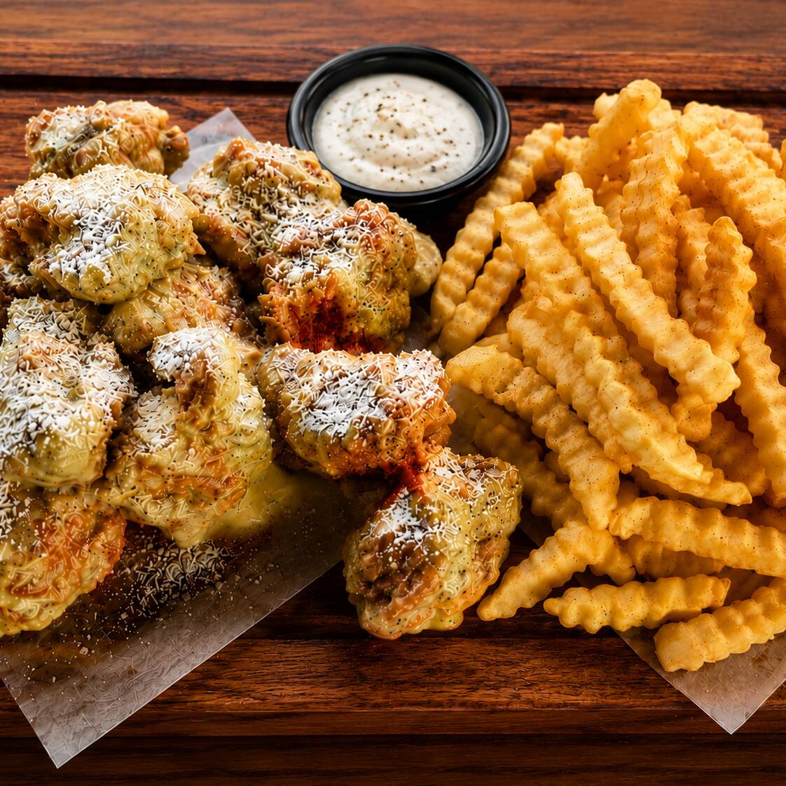 10 Boneless + Papas
