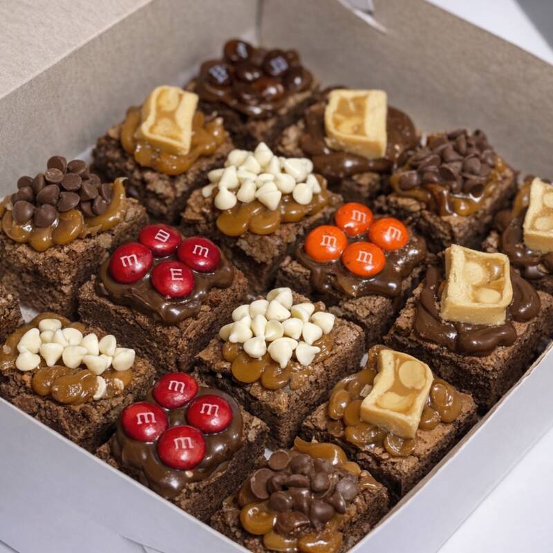 Caja por 16 Mini Brownies