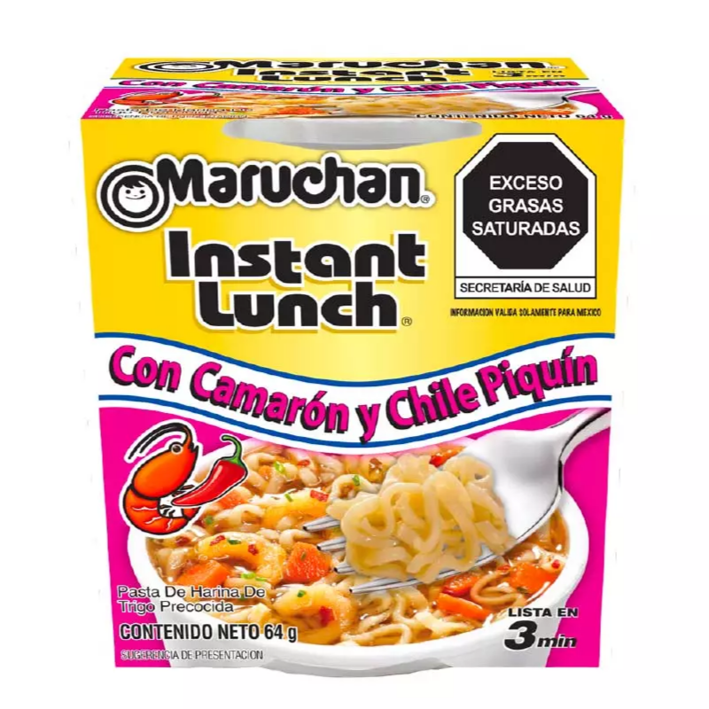 Maruchan Camarón y Chile Piquín