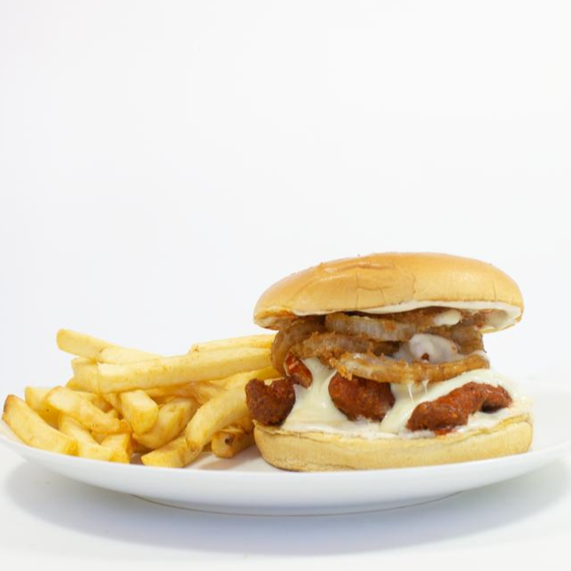 Hamburguesa Boneless con Papas