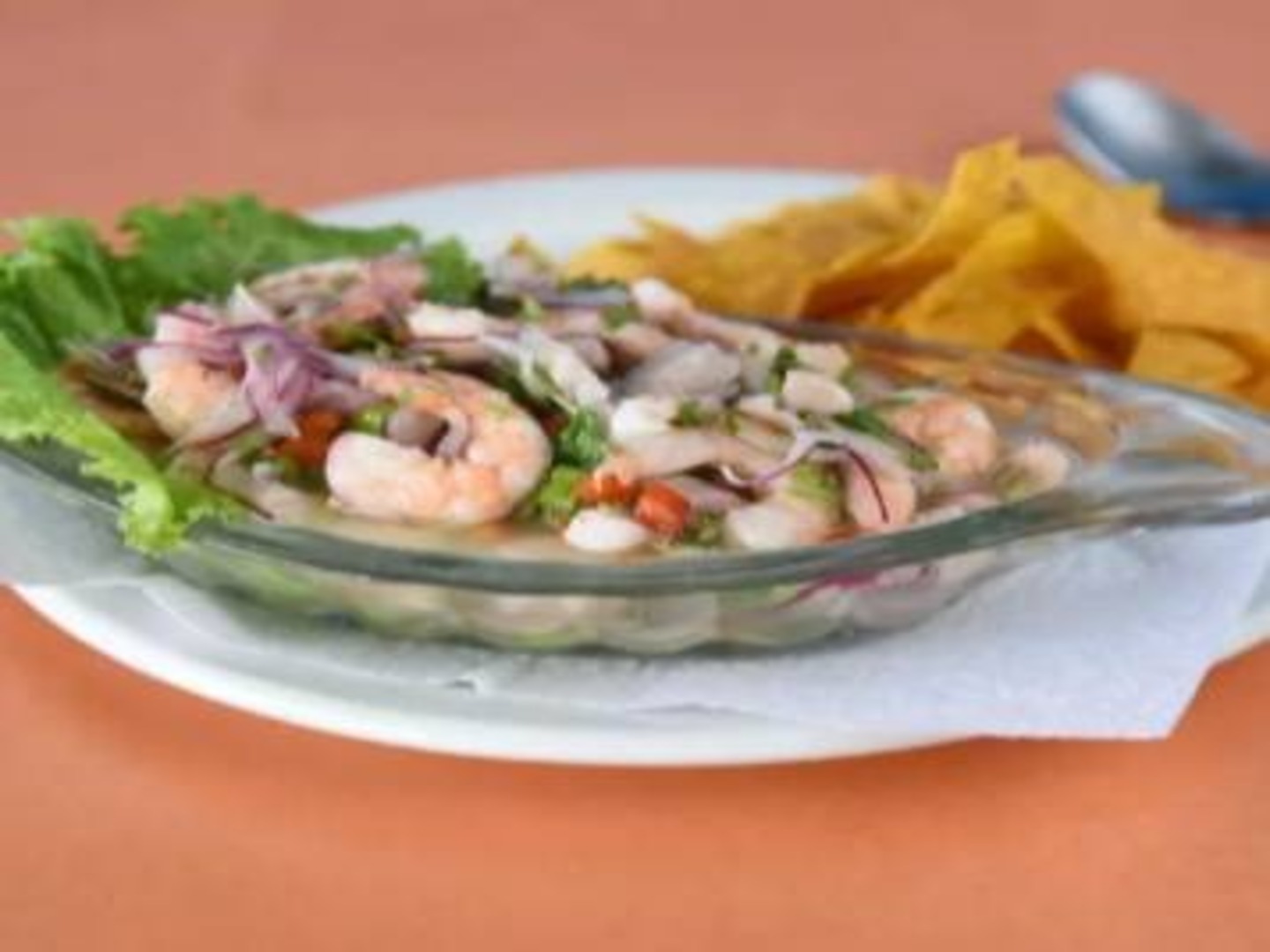 Ceviche Mixto Mediano.