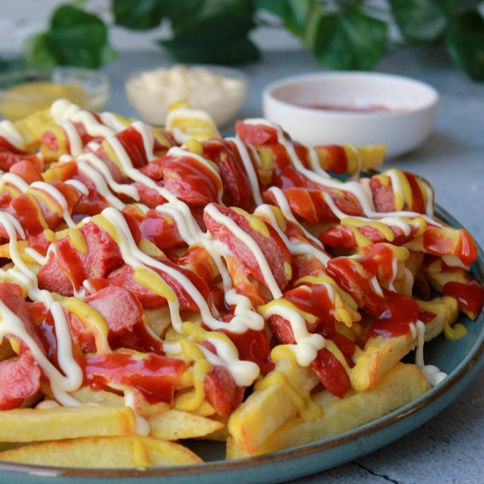 2 salchipapas especial + 2 gaseosa 400ml