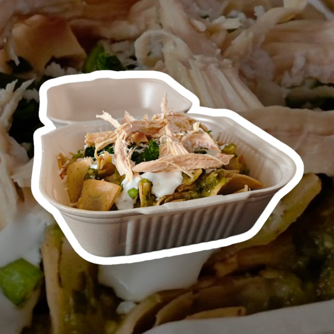 Chilaquiles Verdes Con Pollo