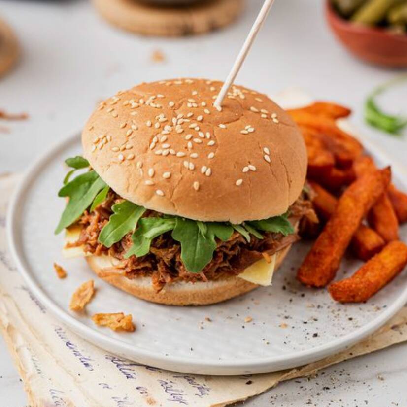 Hamburguesa con Tocino