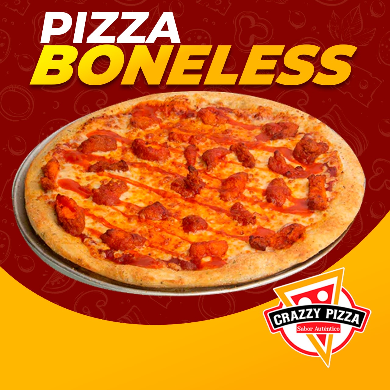 Pizza de Boneless BUFALO