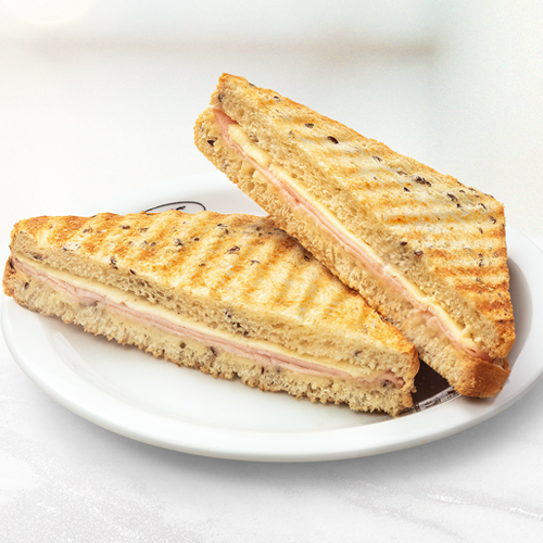 Pão de miga com peito de peru