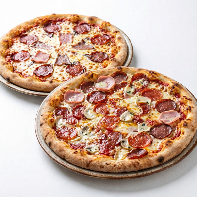 Promoção valida para sabores: Calabresa, Mussarela , Presunto, Margherita .