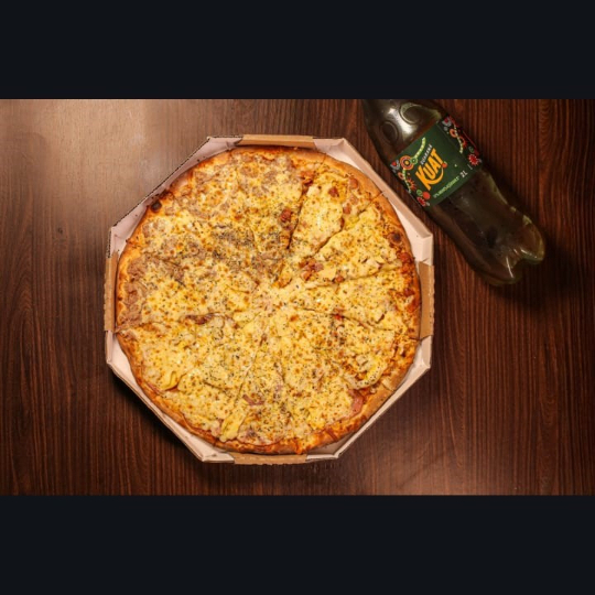 1 Pizza Big 1 Guaraná Kuat 2l ou Cine de Framboesa