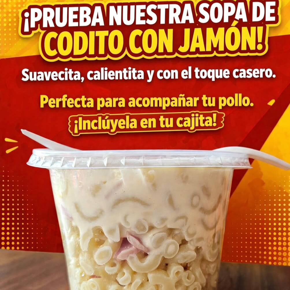 Sopa Codito con Jamon 1/2
