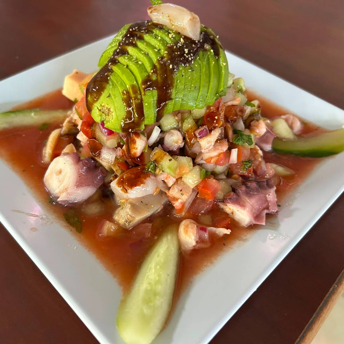 Tostada de Campechana