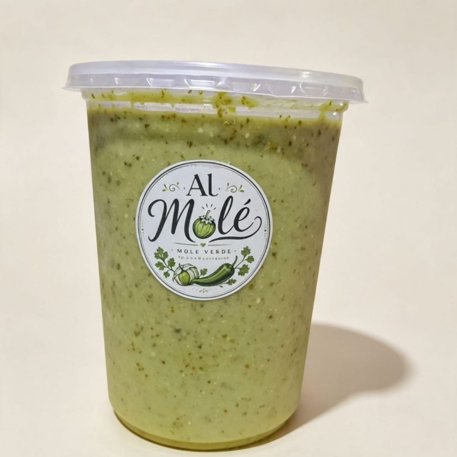 Mole Verde Artesanal De 1000ml