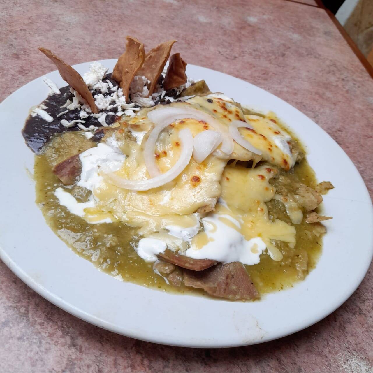 Chilaquiles Gratinados