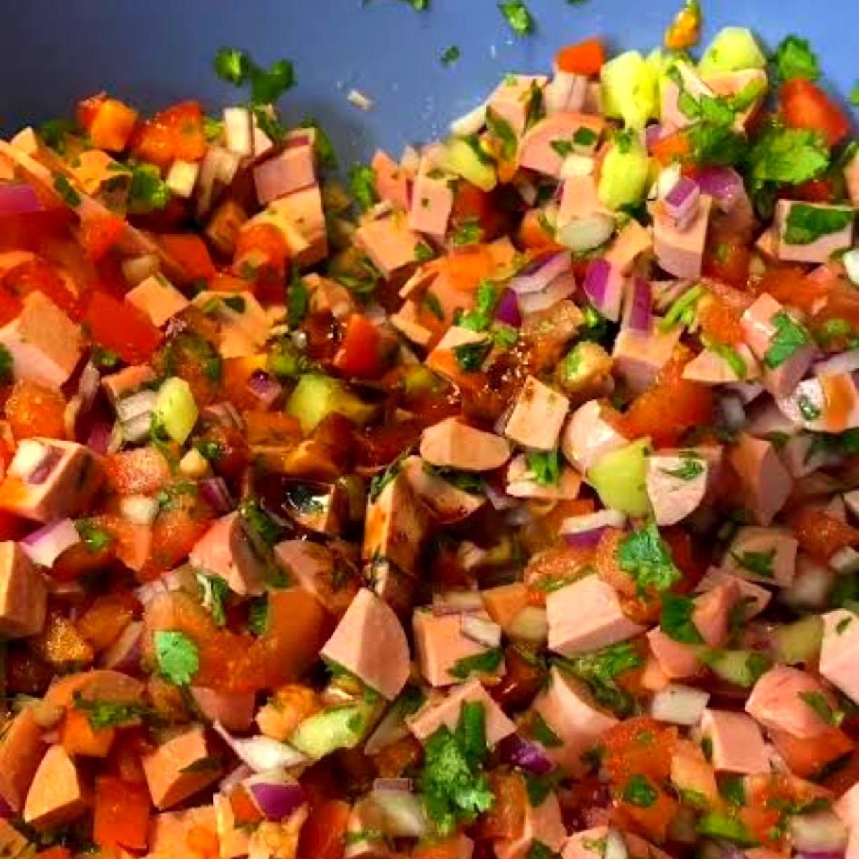 Ensalada de Salchicha