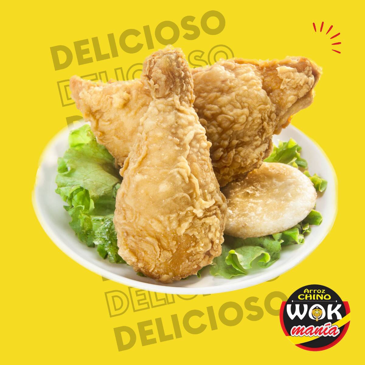 1/4 Pollo + Arepa