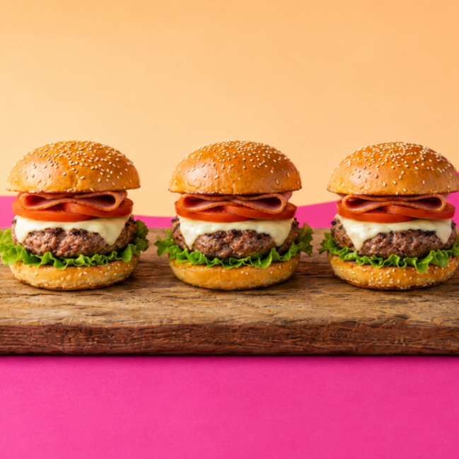 Combo 3 Hamburguesas