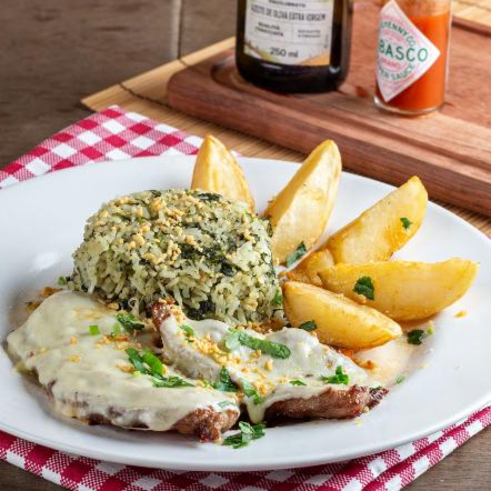 Arroz de Brócolis + Batata Rústica