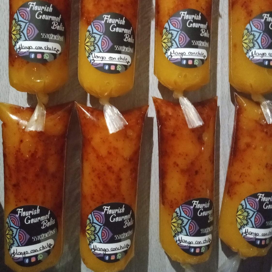 Bolis de Mango con Chile