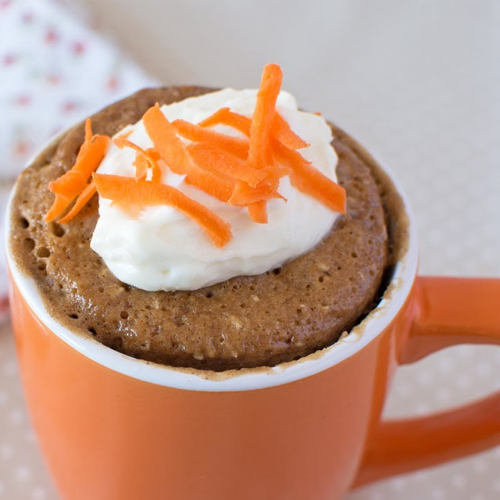 MUG CAKE DE ZANAHORIA