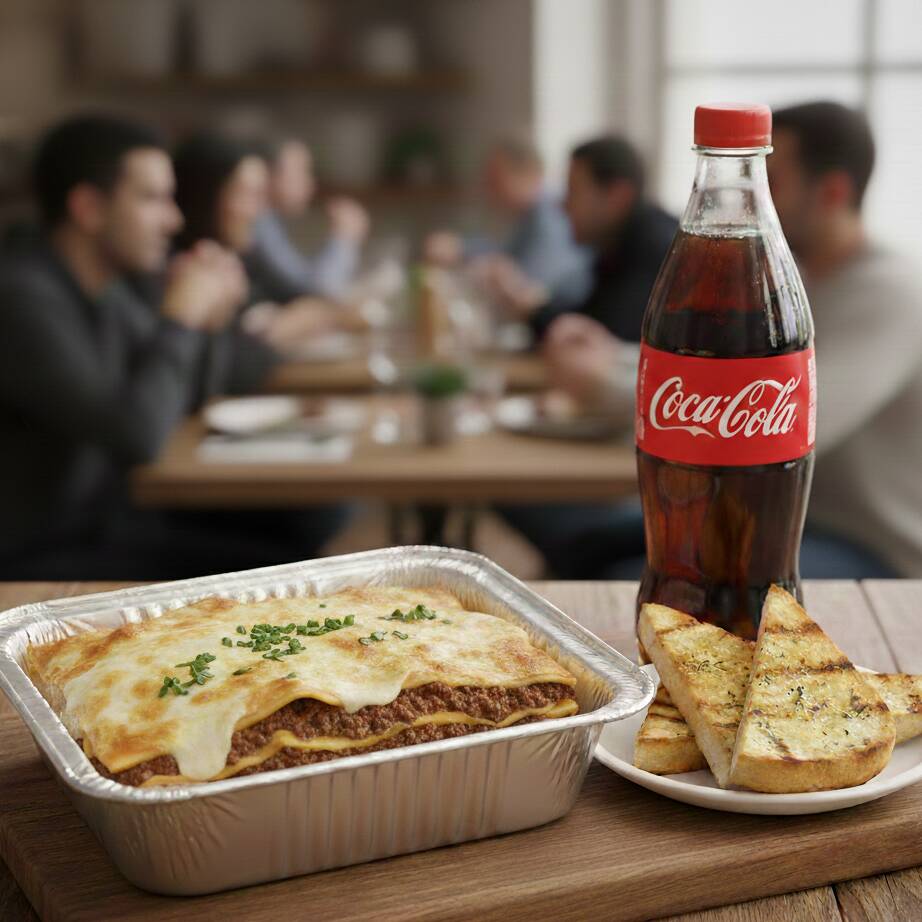 COMBO LASAÑA MIXTA + PAN + GASEOSA
