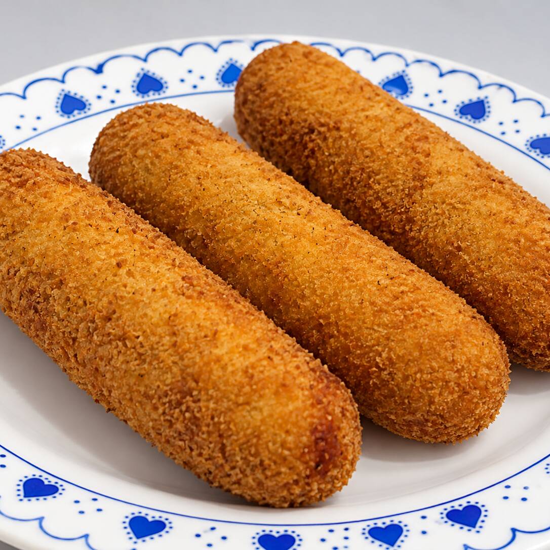 Massa douradinha e crocante, com salsicha no recheio.