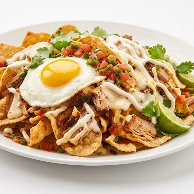 Chilaquiles Pollo Desmenuzado