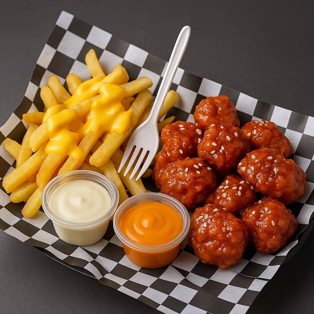CHAROLA DE BONELES CON PAPAS FRANCESAS