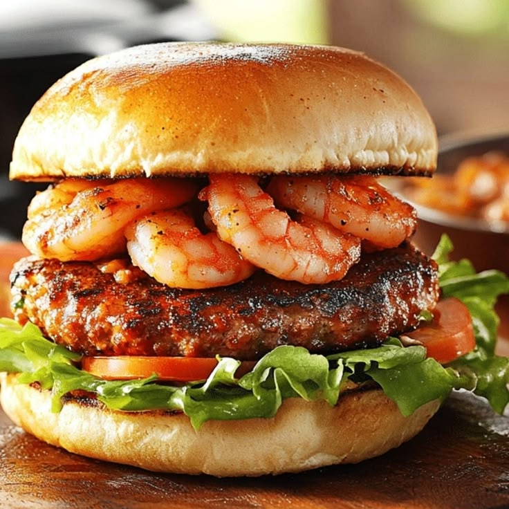 Hamburguesa Mar y Tierra