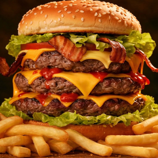 Hamburguesa Triple Sabor