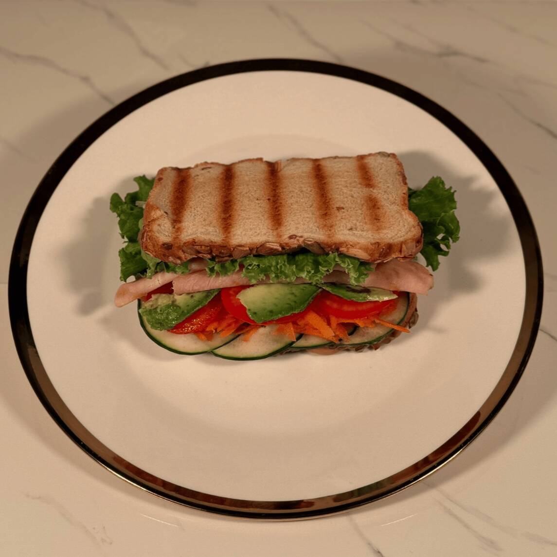 Sándwich de Pechuga de Pavo