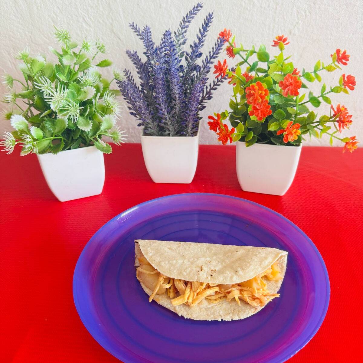 Taco Pollo con Papa