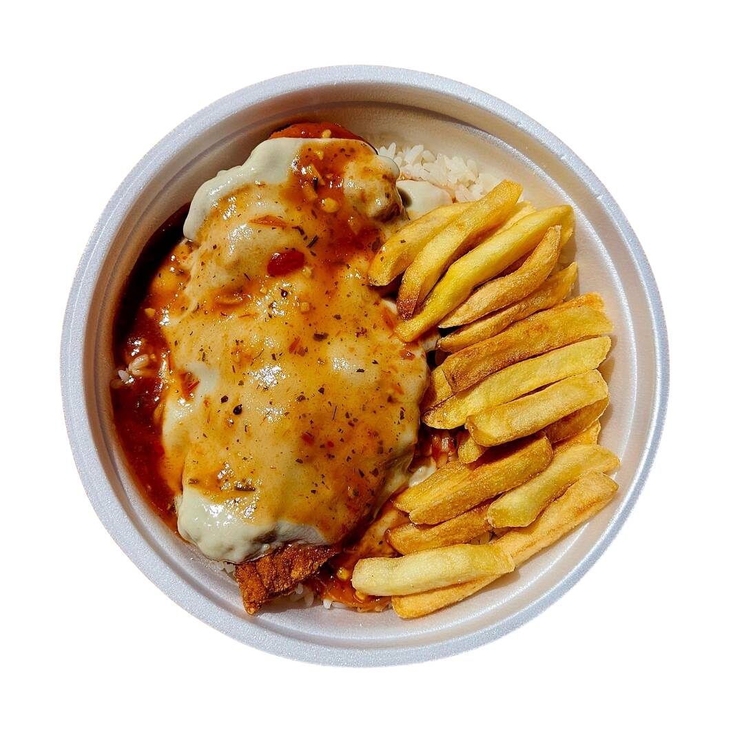 Parmegiana de Frango (não acompanha feijão)