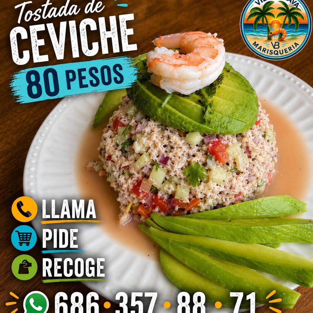 Tostada de Pescado