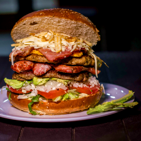 Hamburguesa La Diabla 4x4