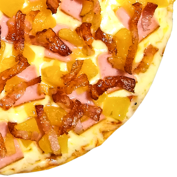 Pizza Hawaiana Especial.