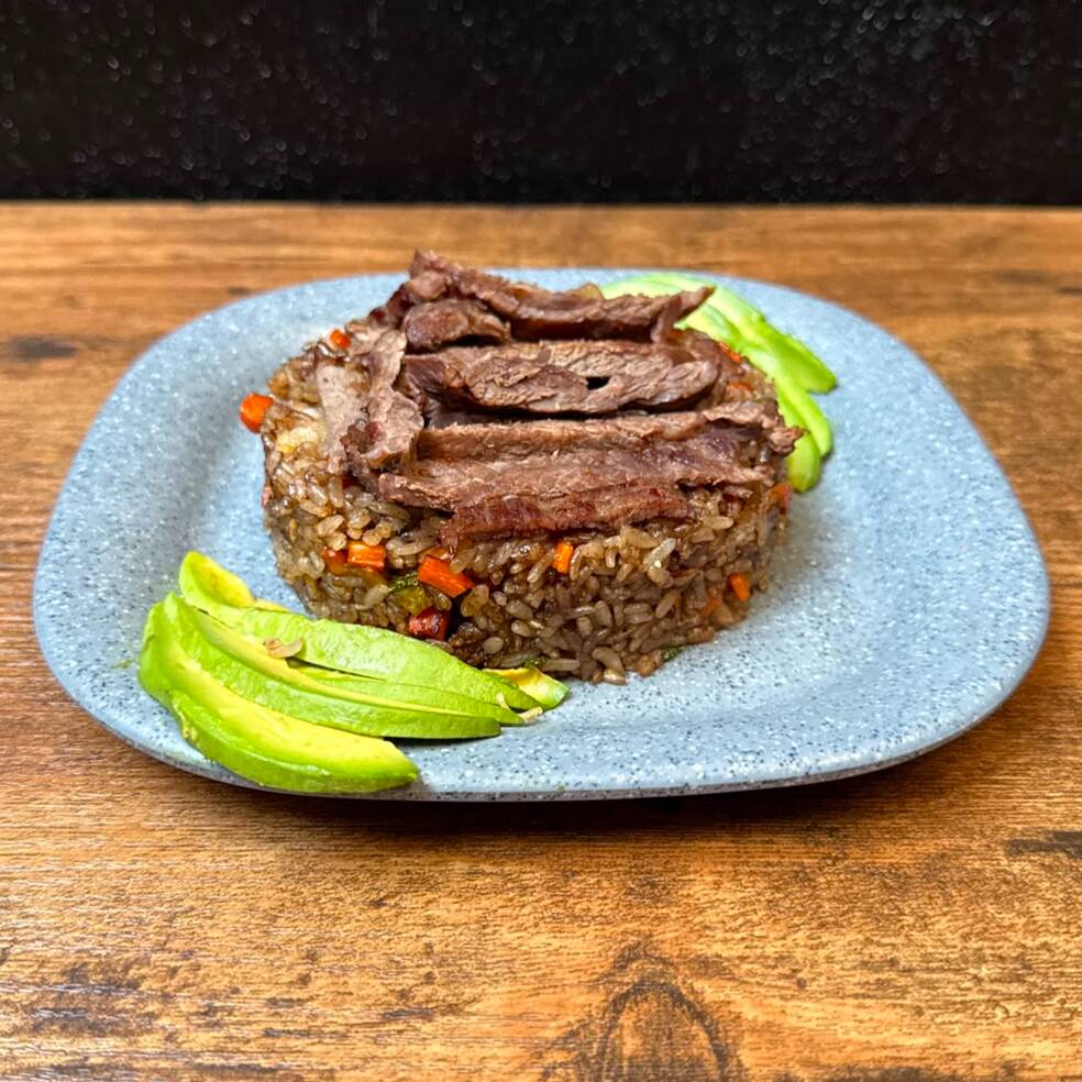 Yakimeshi de Arrachera