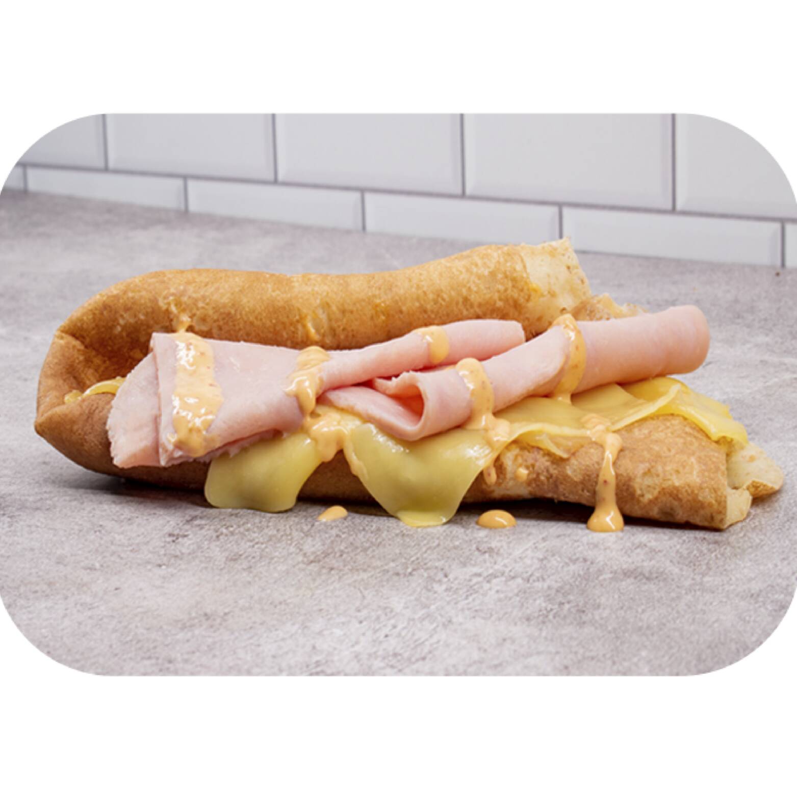 Crepa Jamon y Queso