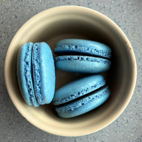 Macaron Mora Azul