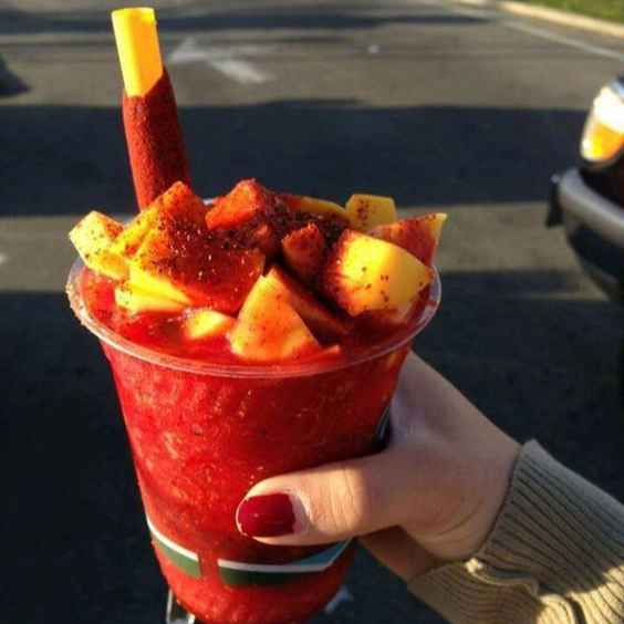 Chamoyada de Fresa Tipo Picafresa