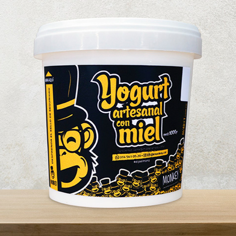 Yogurt Artesanal Miel X 1.000grs