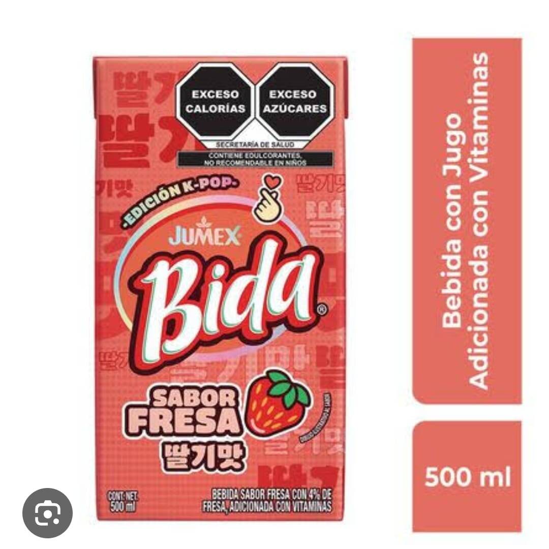 Jugo jumex Bida fresa 500 ml