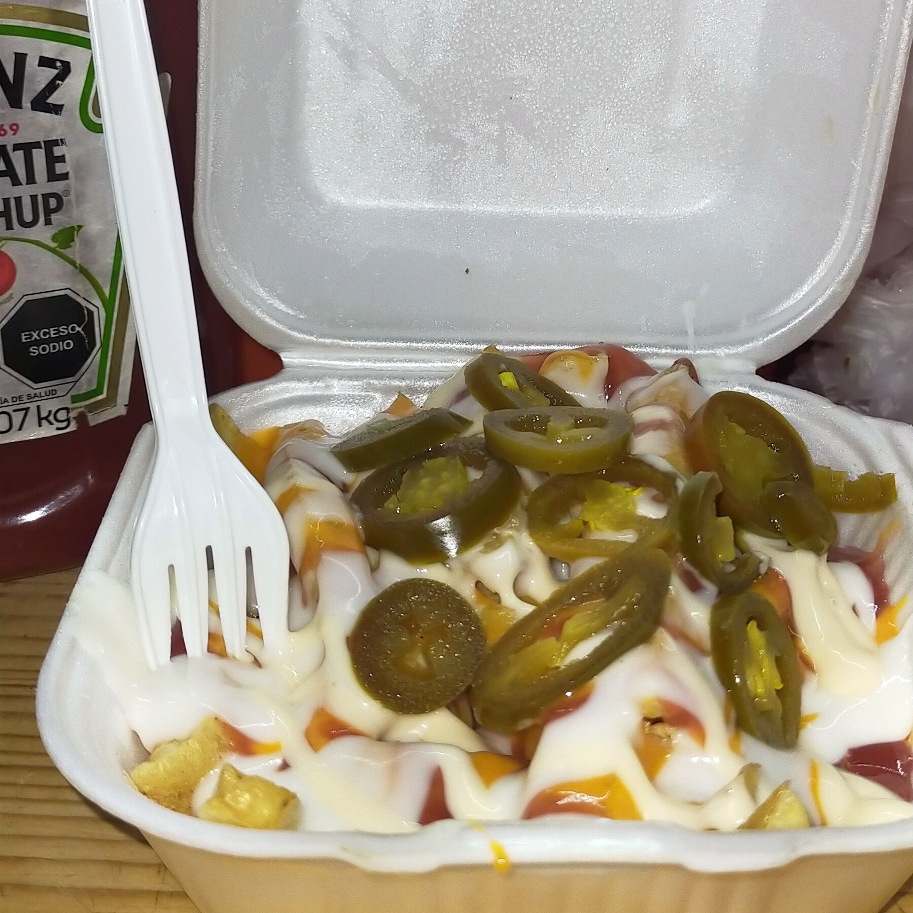 Papas ala Francesa con Aderezos