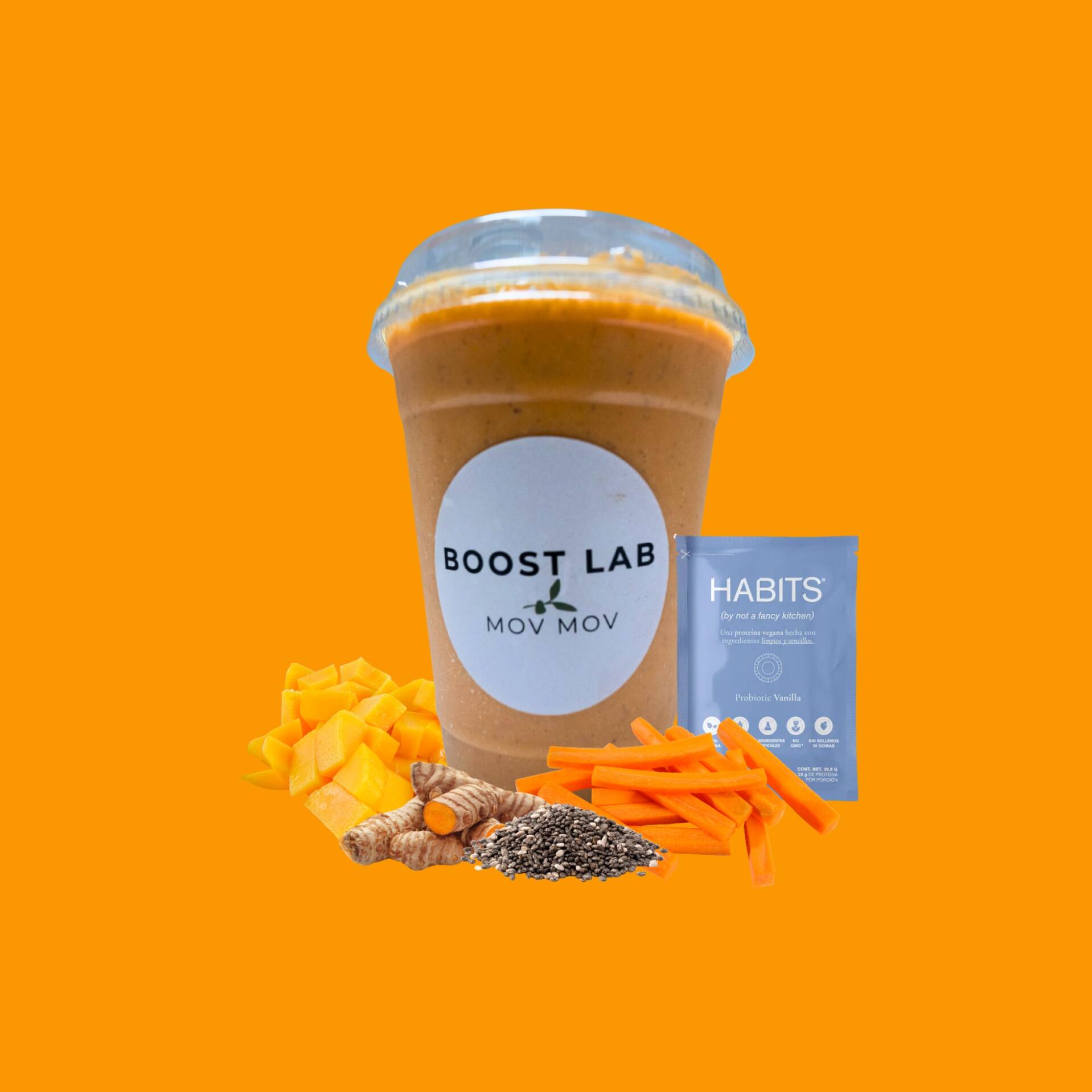 🥕 Carrot Rebuild-Protein Smoothie