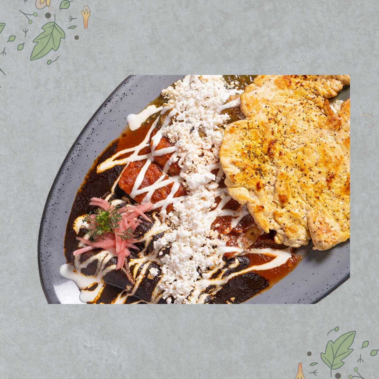 Enchiladas con Pechuga Asada