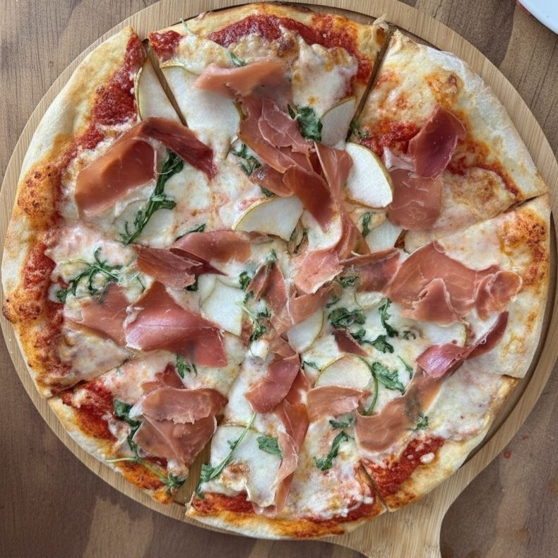 Pizza de Jamón Serrano Grande
