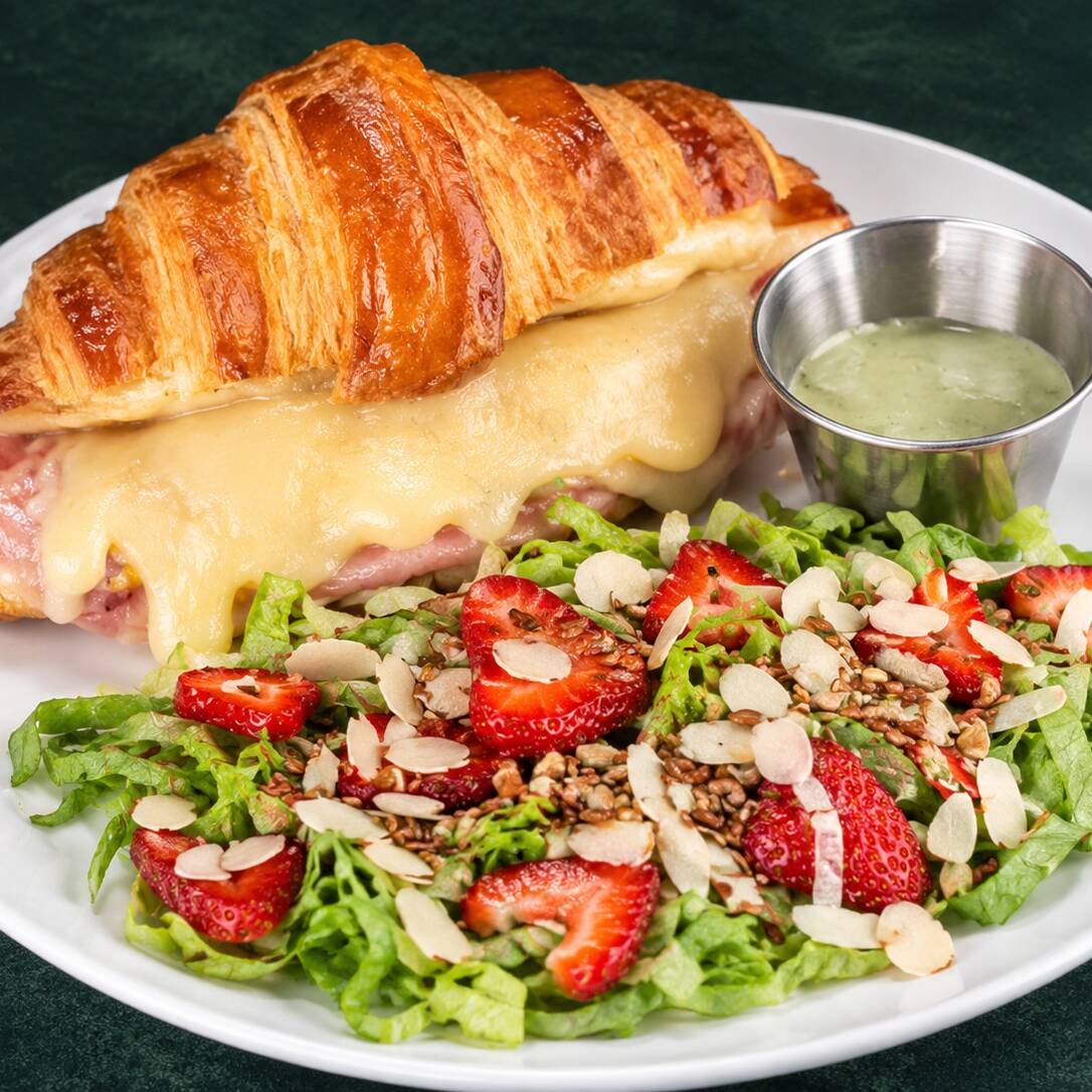 Croissant de Jamón y Queso