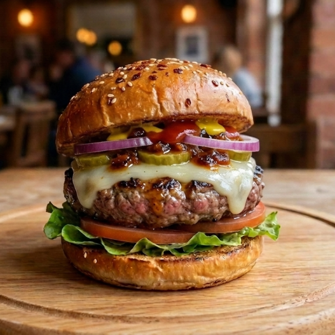 BBQ Chori Burger