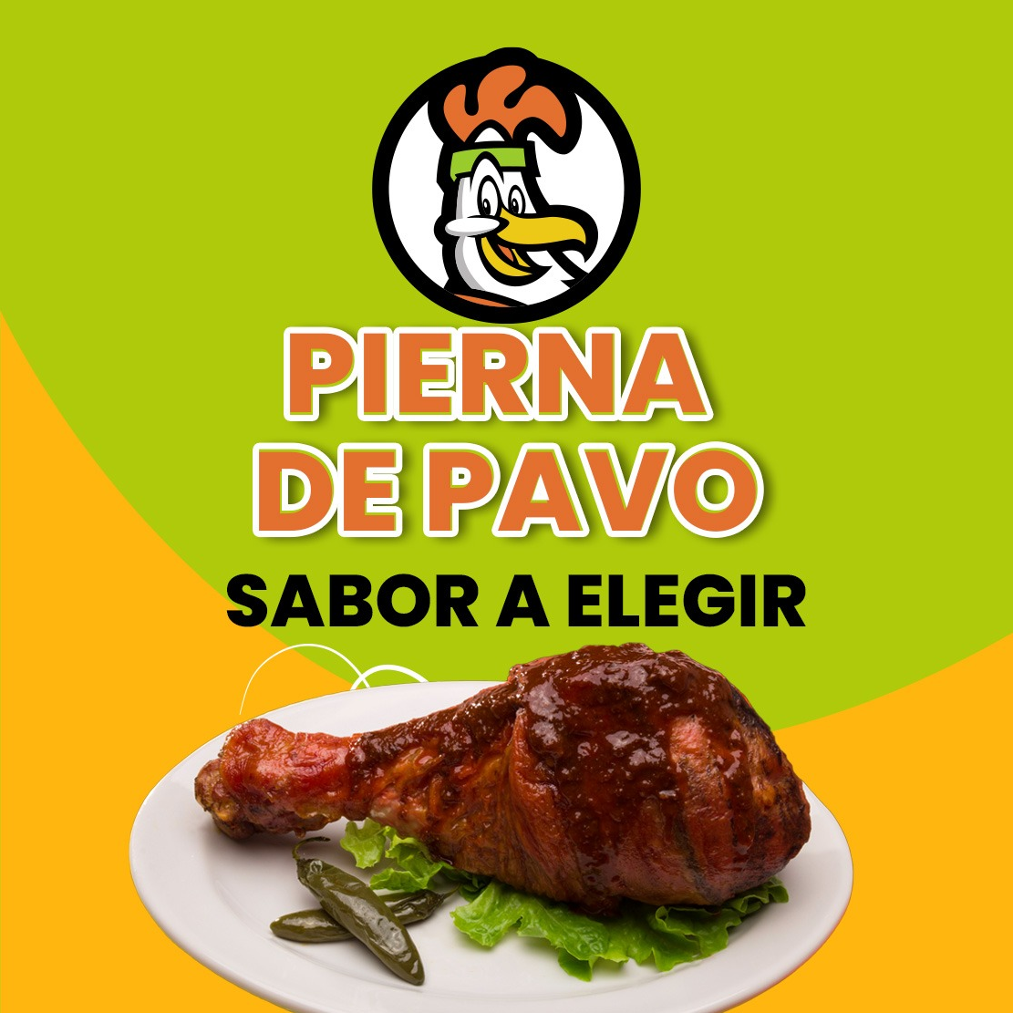 Pierna de Pavo Bañada