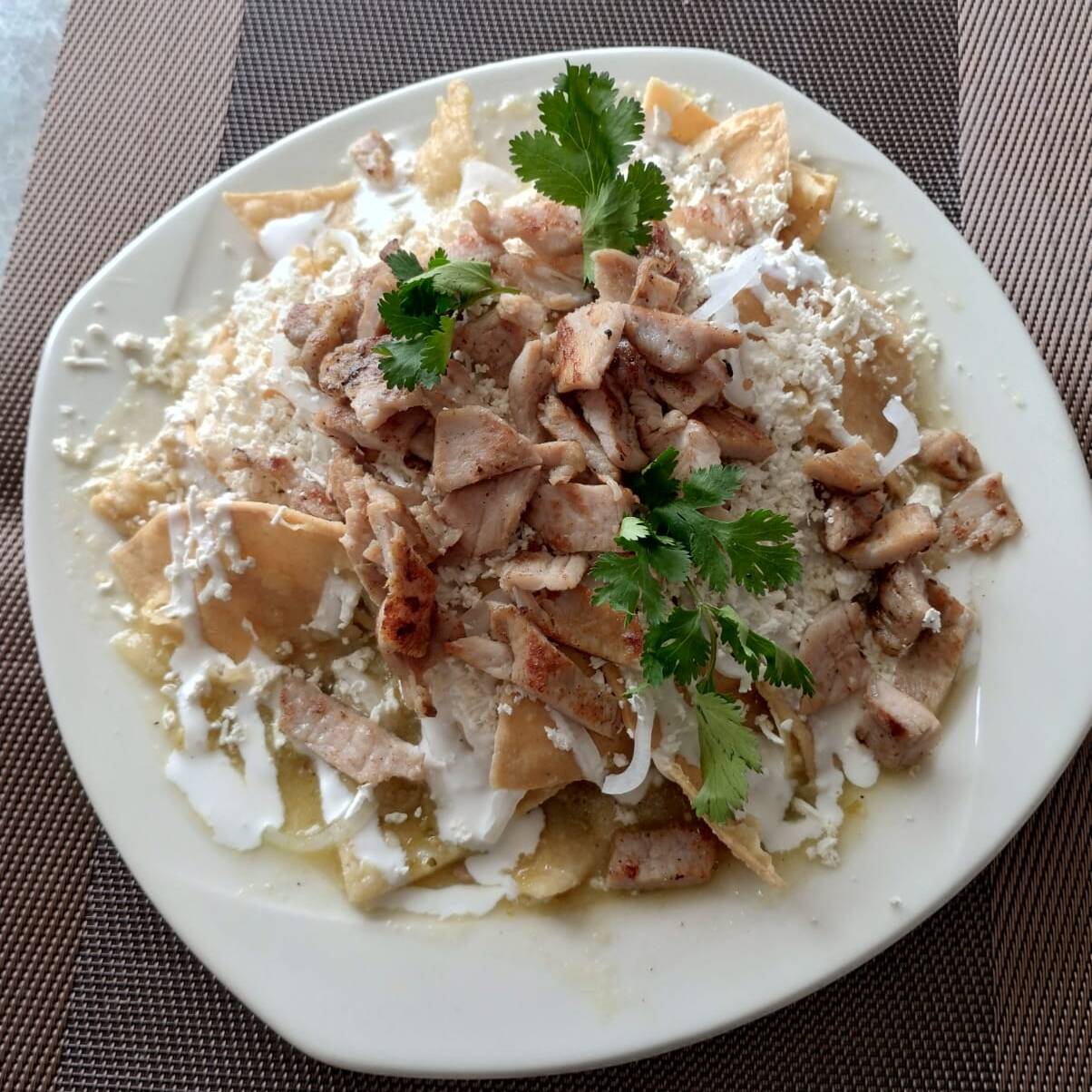 Chilaquiles Con Bistec
