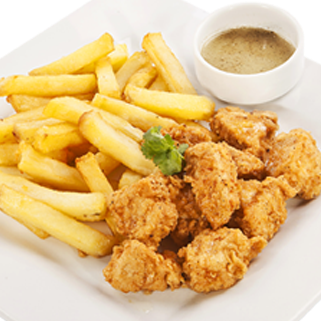 CHICHARRON DE POLLO + BEBIDA