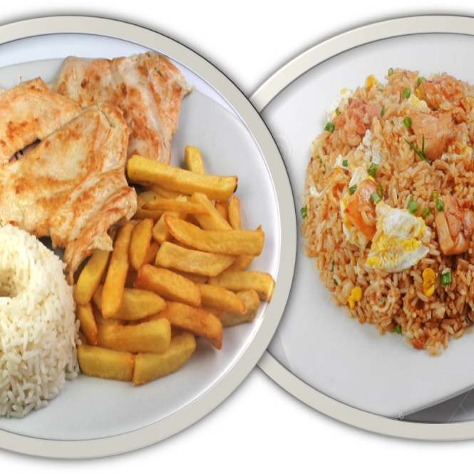 COMBO 3 ( CHAUFA DE POLLO + POLLO A LA PLANCHA)